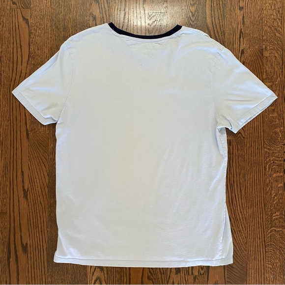 TOMMY HILFIGER - Short Sleeve Embroidered Logo T-Shirt - Size M - Picture 3 of 5